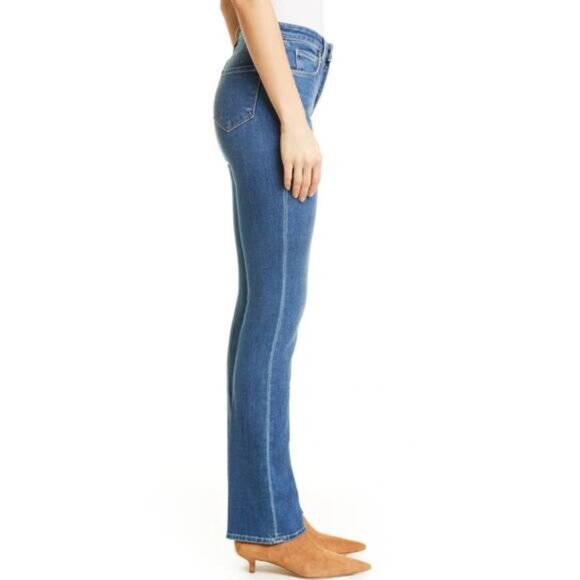 L’AGENCE Oriana High Waist Straight Leg Jeans In Toledo - Picture 9 of 10
